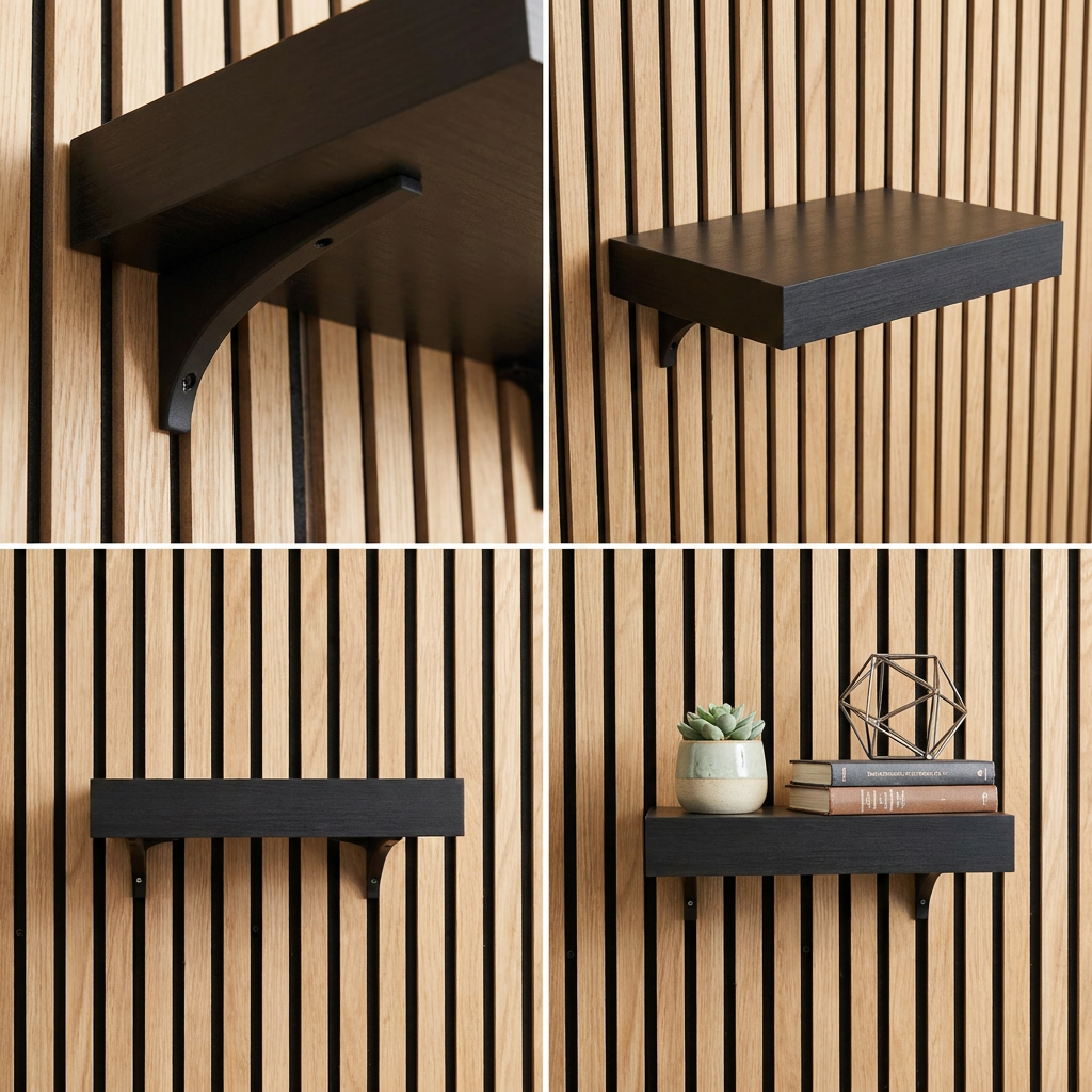 Regalhalterung für Akustikpaneele ohne Bohren – für IKEA LACK Regal