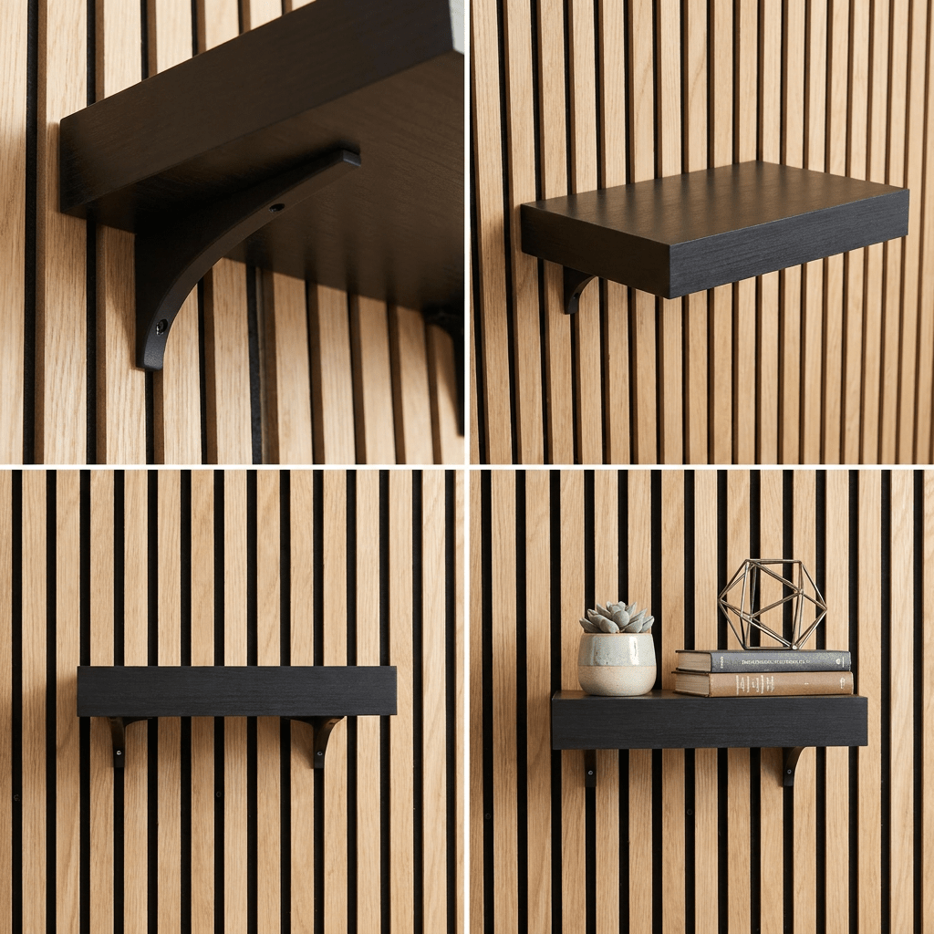 Regalhalterung für Akustikpaneele ohne Bohren – für IKEA LACK Regal - shop_nam- Halterung