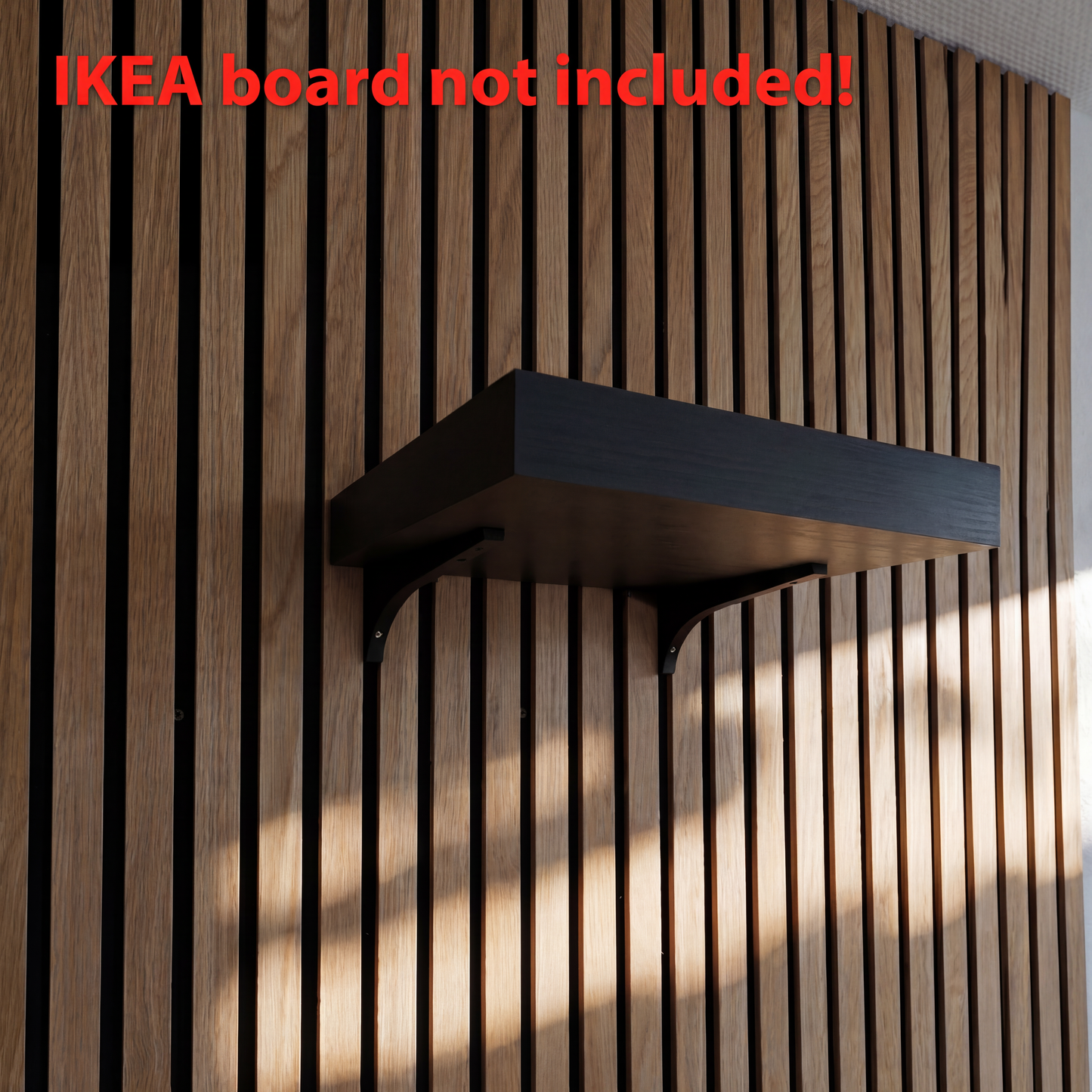 Regalhalterung für Akustikpaneele ohne Bohren – für IKEA LACK Regal